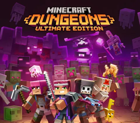 Minecraft Dungeons Ultimate Edition Windows 10 Account cover