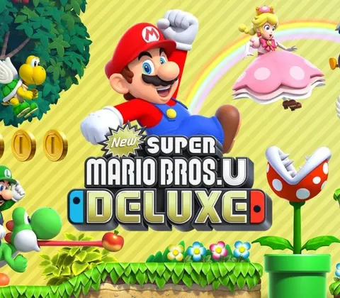New Super Mario Bros U Deluxe NA Nintendo Switch CD Key cover