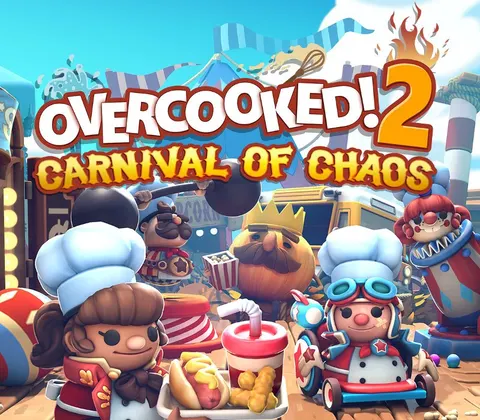 Overcooked! 2 - Carnival of Chaos DLC PC Steam CD Key cover
