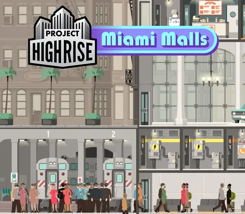Project Highrise - Miami Malls DLC EU PC Steam CD Key cover