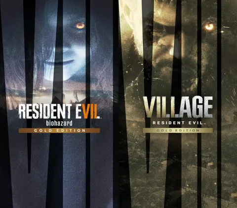 Resident Evil 7 Gold Edition & Village Gold Edition Bundle EU PC Steam CD Key cover