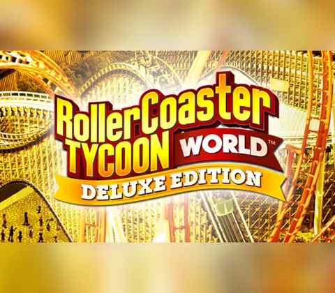 RollerCoaster Tycoon World Deluxe Edition EU PC Steam CD Key cover