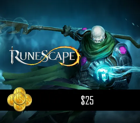 Runescape $25 Prepaid Game Card US cover