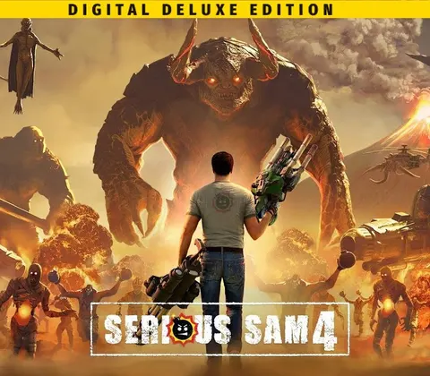 Serious Sam 4 Deluxe Edition EU PC Steam Altergift cover