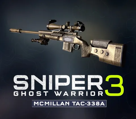 Sniper Ghost Warrior 3 - Sniper Rifle McMillan TAC-338A DLC Steam CD Key cover