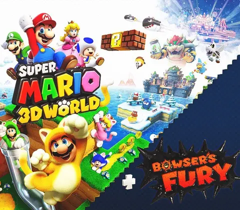 Super Mario 3D World + Bowser's Fury EU Nintendo Switch CD Key cover