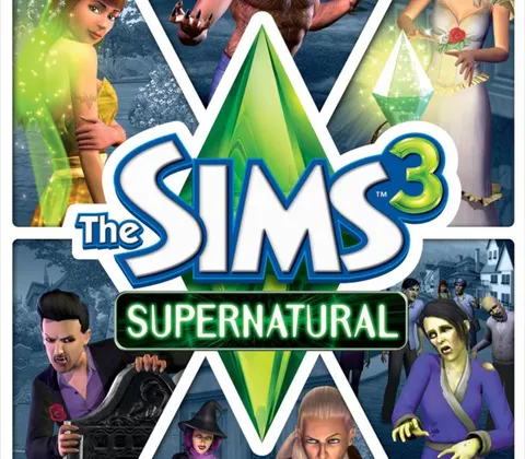The Sims 3 - Supernatural DLC PL PC EA App CD Key cover