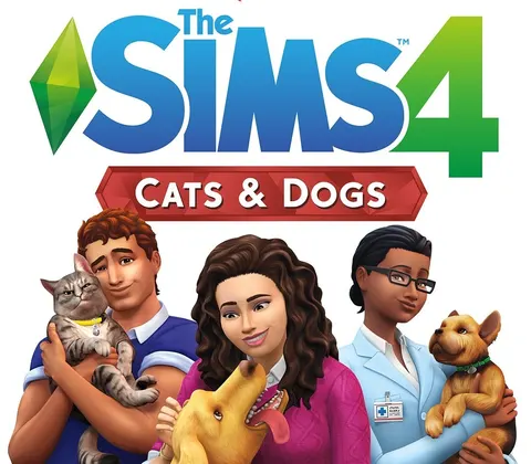The Sims 4 - Cats & Dogs DLC PC EA App CD Key cover