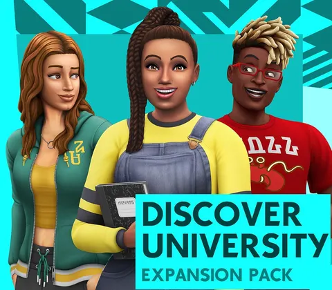 The Sims 4 - Discover University DLC EU XBOX One CD Key cover