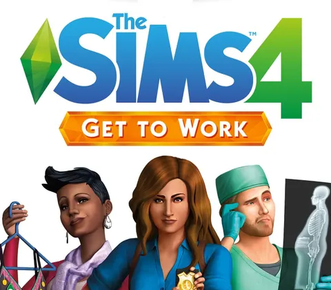 The Sims 4 - Get to Work DLC US XBOX One CD Key cover