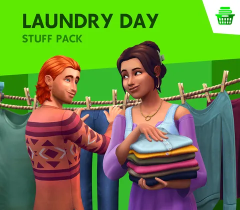 The Sims 4 - Laundry Day Stuff DLC EU PC EA App CD Key cover