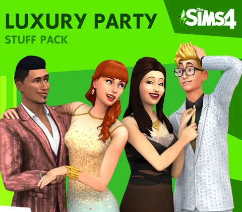 The Sims 4 - Luxury Party Stuff DLC PC EA App CD Key cover