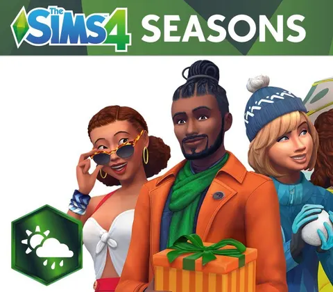 The Sims 4 - Seasons DLC EU PC EA App CD Key cover