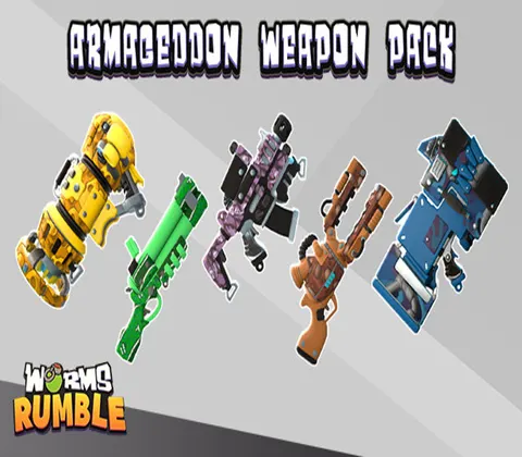 Worms Rumble - Armageddon Weapon Skin Pack DLC PC Steam CD Key cover