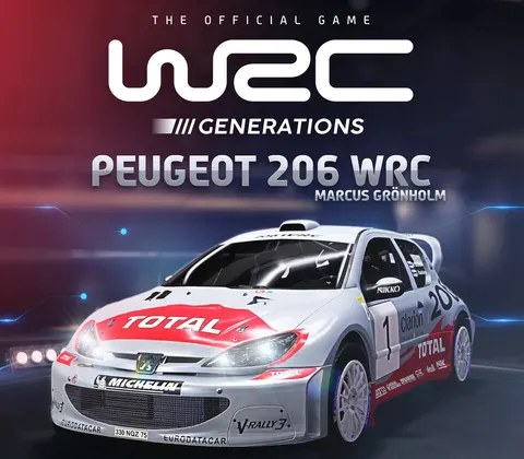 WRC Generations - Peugeot 206 WRC 2002 DLC Steam CD Key cover