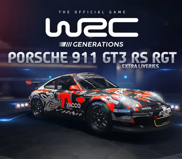 WRC Generations - Porsche 911 GT3 RS RGT Extra liveries